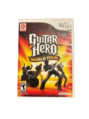 Guitar Hero World Tour Nintendo Wii Game Complete Case & Manual